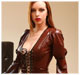 new romantic latex with redhead Emily Marilyn